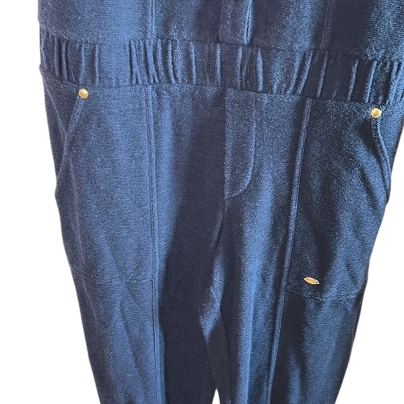 Y2K Juicy Couture Blue Jumpsuit.Terry cloth material,sleeveless,utility pockets - Picture 7 of 16